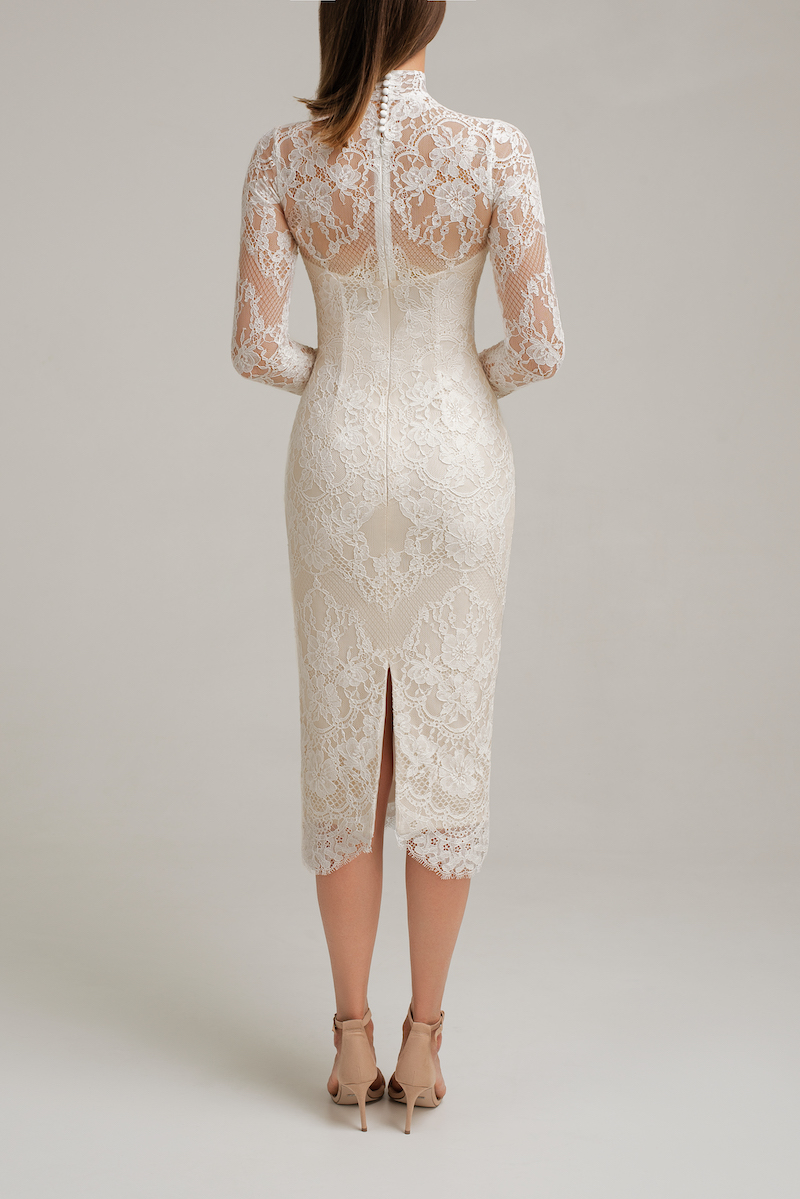 lace dress with sleeves